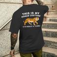 This Is My Human コスチューム I'm Really A Tiger かわいいタイガー メンズTシャツ バックプリント 彼への贈り物