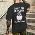 This Is My Penguin パジャマ シャツ キッズ ボーイズ ペンギン好き メンズTシャツ バックプリント 彼への贈り物