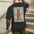 The Tower タロットカード パンケーキタワー 朝食 恋人 パンケーキ メンズTシャツ バックプリント 彼への贈り物