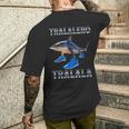 Tralalero Tralala イタリアンブレインレッドミーム メンズTシャツ バックプリント 彼への贈り物