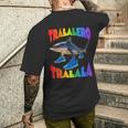 Tralalero Tralala イタリアンブレインロットミーム メンズTシャツ バックプリント 彼への贈り物
