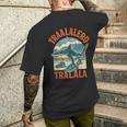 Tralalero Tralala イタリアンブレインロットミーム メンズTシャツ バックプリント 彼への贈り物