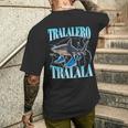Tralalero Tralala 面白い イタリアン ブレイン ミーム ボーイズ キッズ メンズTシャツ バックプリント 彼への贈り物