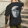 Trump Brain Anti-Trump メンズTシャツ バックプリント 彼への贈り物
