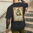 'Twas The 'Tism M'lord Wizard Frog Autism Men's T-shirt Back Print Funny Gifts