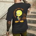 Tweety Welcome To The Jam メンズTシャツ バックプリント 彼への贈り物