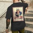 Uncleam I Want You For Us Army ビンテージポスターtシャツ メンズTシャツ バックプリント 彼への贈り物