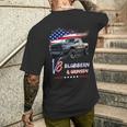 Us Pick Up8 Car Bubble And Grin Pick Up T-Shirt mit Rückendruck Geschenke für Ihn