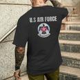 Usaf サンダーバード U 空軍 ギフト メンズTシャツ バックプリント 彼への贈り物