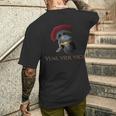 Veniidiici Ancient Rome Legionary Helmet -Pqr メンズTシャツ バックプリント 彼への贈り物