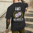 Vestiti Divertenti Giochi Da Tavola Dado Papà Marito Adulti T-shirt da uomo con stampa posteriore Regalos para él