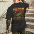 Vintage Los Horrores Nunca Terminan Rana Rana Horror Camiseta Hombre Estampado Espalda Regalos para él