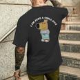 「I'm Just A Chill Guy」ファニーミーム メンズTシャツ バックプリント 彼への贈り物
