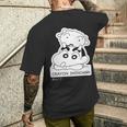 【まんが】クレヨンしんちゃん しんちゃんとシロ メンズTシャツ バックプリント 彼への贈り物