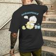 あひるのペックル リトルペックル メンズTシャツ バックプリント 彼への贈り物