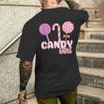 おもしろロリポップ アート キャンディ ロリポップ 恋人 メンズ レディース キッズ メンズTシャツ バックプリント 彼への贈り物