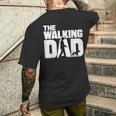 お散歩 お父さん おもしろい 犬 散歩 お父さん ギフト 父の日 メンズTシャツ バックプリント 彼への贈り物