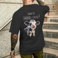 かわいい ホルスタイン 牛 の 赤ちゃん – Keep It Mooving メンズTシャツ バックプリント 彼への贈り物