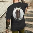 かわいいラッコ 言って I Love You Like No Otter私はあなたを愛しています メンズTシャツ バックプリント 彼への贈り物