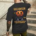 かわいい黒猫ハロウィン衣装カボチャデザインマスク面白い メンズTシャツ バックプリント 彼への贈り物