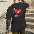 アイ・ラヴ・ミー メンズTシャツ バックプリント 彼への贈り物