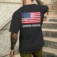 アメリカ国旗tシャツ メンズTシャツ バックプリント 彼への贈り物