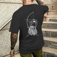 アーチャー 弓道 日本の武道 メンズTシャツ バックプリント 彼への贈り物