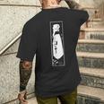 イエローブックポスター オーブリー・ビアズリー 1894 メンズTシャツ バックプリント 彼への贈り物