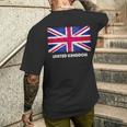 イギリス国旗tシャツ メンズTシャツ バックプリント 彼への贈り物