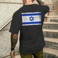イスラエル国旗グラフィック メンズ レディース キッズ メンズTシャツ バックプリント 彼への贈り物