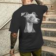 イタリアン グレイハウンド 犬 モチーフ ペット イタリアン グレイハウンド メンズTシャツ バックプリント 彼への贈り物
