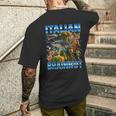 イタリアン ブレイン ミーム トラレロ トラララ ボンバルディーノ クロコディロ メンズTシャツ バックプリント 彼への贈り物