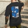 イーサリアム クリプトアイソメトリックテキスト Eth 暗号通貨シャツ メンズTシャツ バックプリント 彼への贈り物