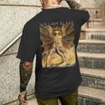 ウィリアム・ブレイク ドラゴンi アーティスト向け メンズTシャツ バックプリント 彼への贈り物