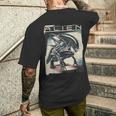 エイリアンxenomorphイラストポスター。 メンズTシャツ バックプリント 彼への贈り物
