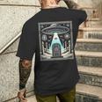 エジプトufoと柱のスターゲート Egypt Ufo Openingtargate メンズTシャツ バックプリント 彼への贈り物