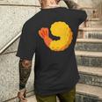 エビフライ エビの天ぷら 海老 コスチューム メンズTシャツ バックプリント 彼への贈り物