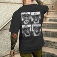 カウボーイ ゴリラ サングラス付き 動物 写真 ブース ウエスタン メンズTシャツ バックプリント 彼への贈り物