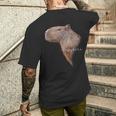 カピバラ グラフィック アート カピバラ Ro Ro Ro歯動物 アニマル ラバー メンズTシャツ バックプリント 彼への贈り物