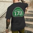 カリフォルニア州立大学ルート178 メンズTシャツ バックプリント 彼への贈り物