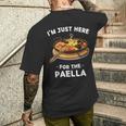 カワイイ キュート パエリア I'm Just Here For The Paella メンズTシャツ バックプリント 彼への贈り物