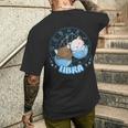 カワイイ猫占星術 星座天秤座 メンズTシャツ バックプリント 彼への贈り物