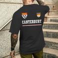 カンタベリースポーツサッカージャージ フラッグ フットボール メンズTシャツ バックプリント 彼への贈り物