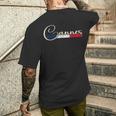 カンヌフランス-カンヌフランス脚本 メンズTシャツ バックプリント 彼への贈り物