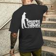 ガーデンセラピー ガーデンシェッド ガーデンテーブル ホビー メンズTシャツ バックプリント 彼への贈り物