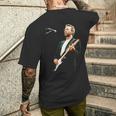 ギタリスト エリック・クラプトン・ブルース ライヴ・シェフィールド 1993 メンズTシャツ バックプリント 彼への贈り物