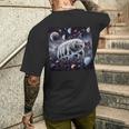 クマムシ 宇宙 惑星 微生物学 コケ 子豚 メンズTシャツ バックプリント 彼への贈り物