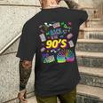 クールな90年代フォーエバー、ヴィンテージレトロバックトゥ90年代のグラフィックデザイン。 メンズTシャツ バックプリント 彼への贈り物