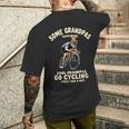 クールなグランパス自転車サイクリング メンズTシャツ バックプリント 彼への贈り物