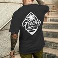 グアムシールシャツ グアムギフト メンズTシャツ バックプリント 彼への贈り物